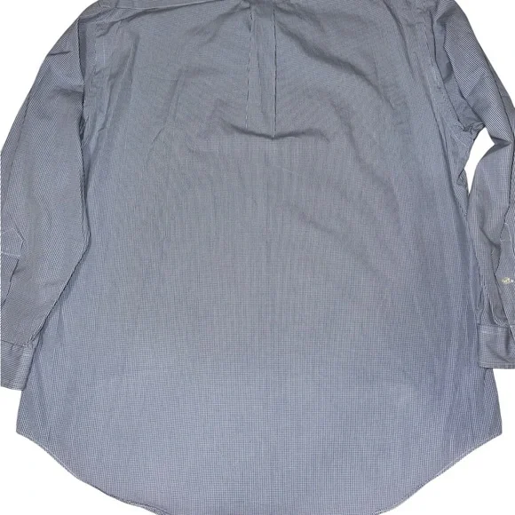 Polo Ralph Lauren Men's Blue and White Gingham Dress Shirt - Picture 5 of 5